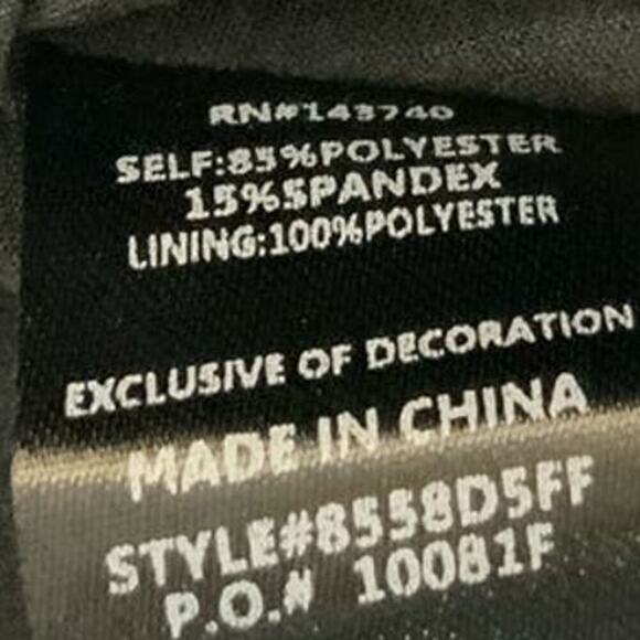 English Factory Dress Women's Size Small Embroidered Accent Style A-Line - Picture 12 of 13